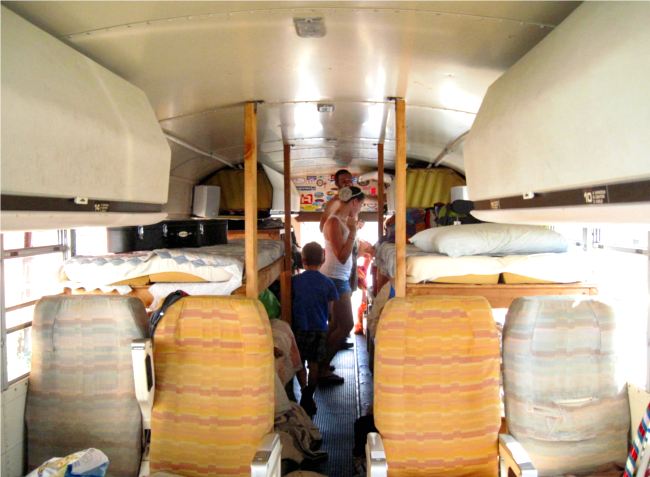 TEAM FLY RAGBRAI Bus